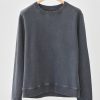 Knitwear Corridor | Acidwashsweatshirt-Black