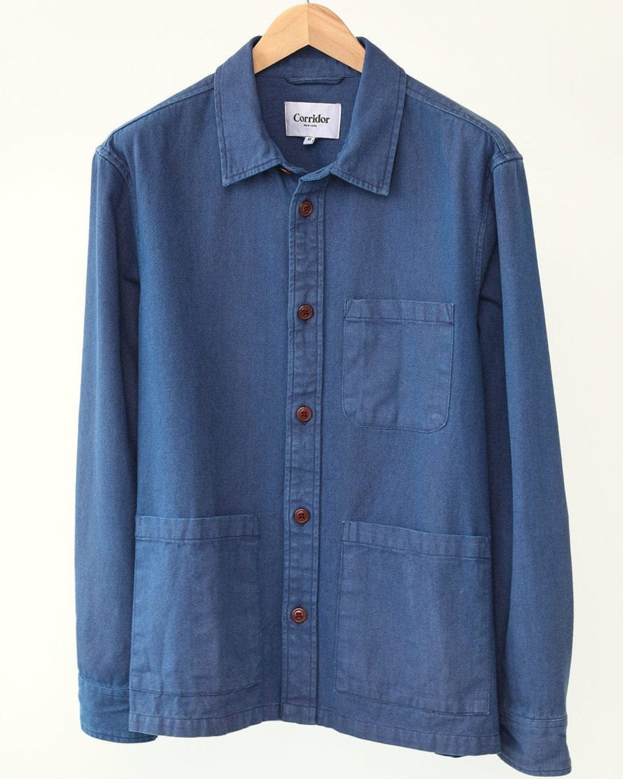 Outerwear Corridor | Duckdyeovershirt-Indigo