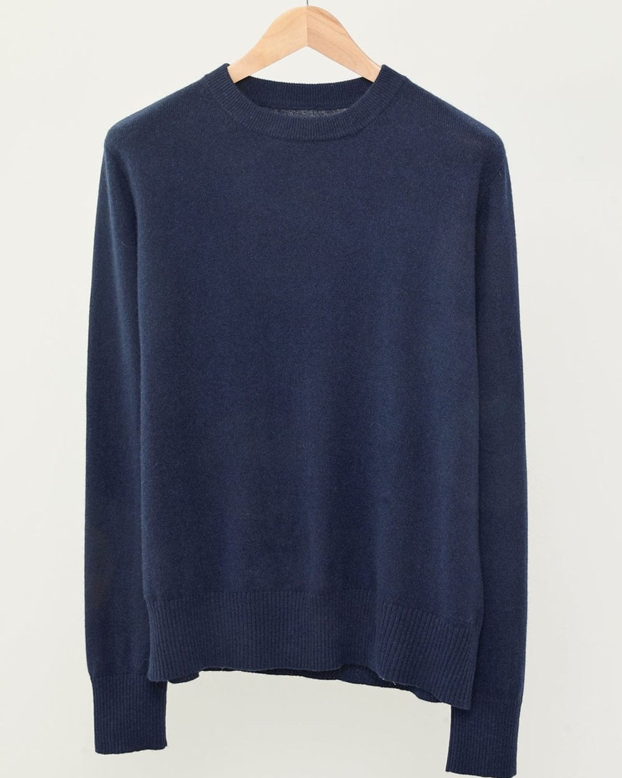 Knitwear Corridor | Cashmerecrewneck-Midnight