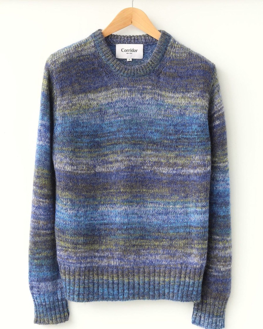 Knitwear Corridor | Mohaircrewneck-Blue