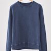 Knitwear Corridor | Acidwashsweatshirt-Navy