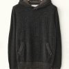 Knitwear Corridor | Merinohoodie-Black