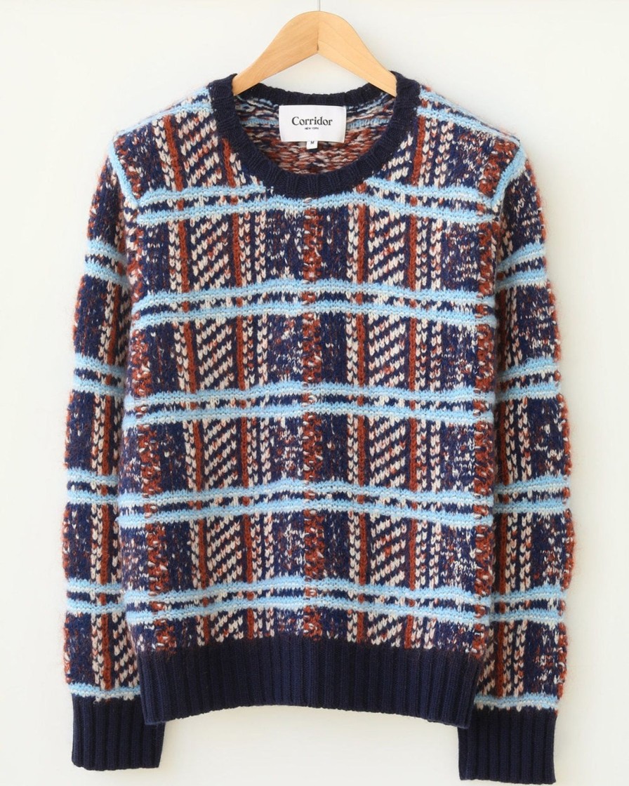 Knitwear Corridor | Plaidmerinocrewneck