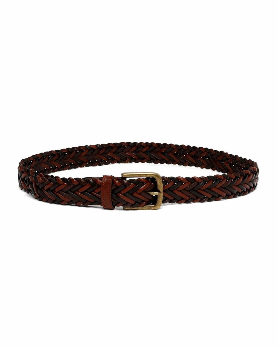 Accessories Corridor | Braidedleatherbelt-Brown