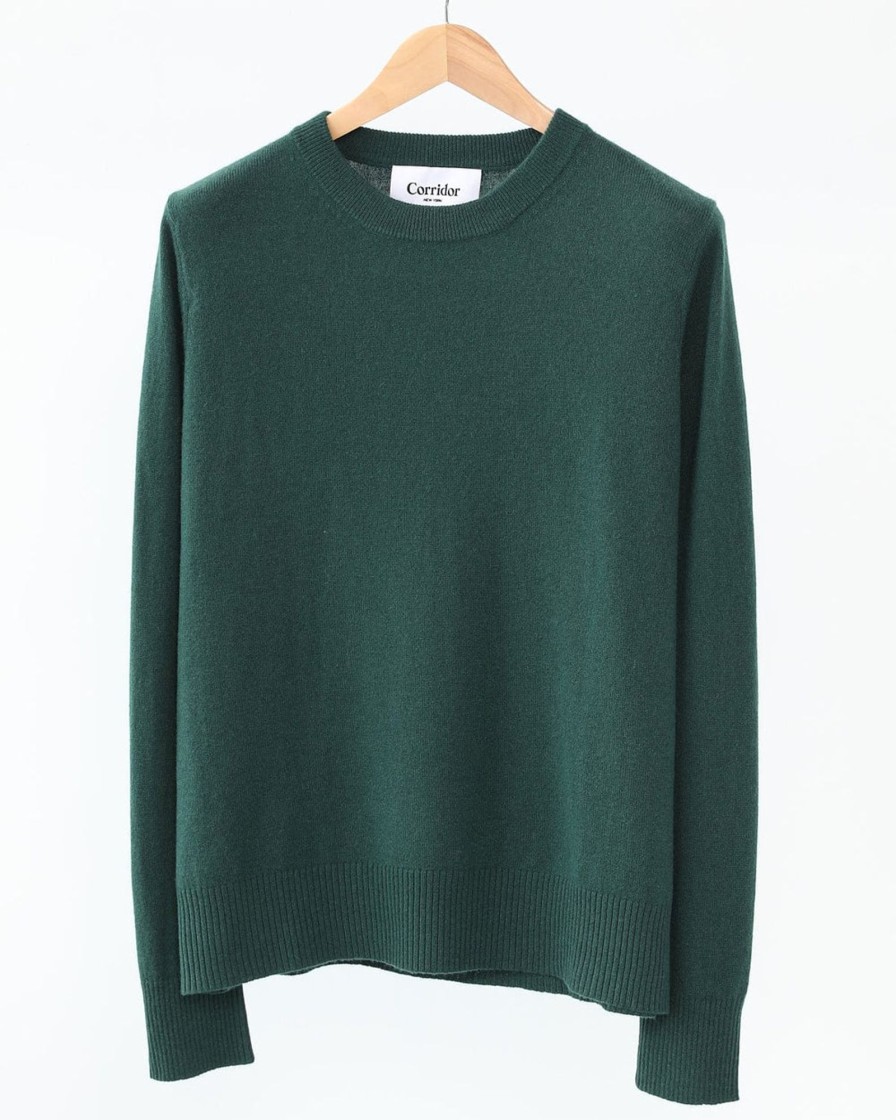 Knitwear Corridor | Cashmerecrewneck-Green