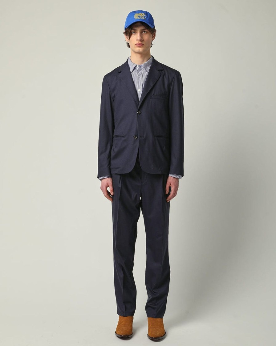 Suiting Corridor | Tropicalwool2Buttonblazer-Midnight