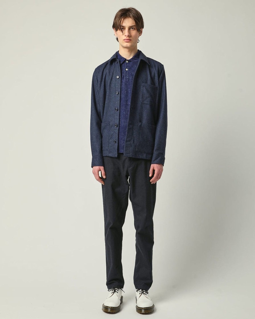 Outerwear Corridor | Lambswoolovershirt-Navy