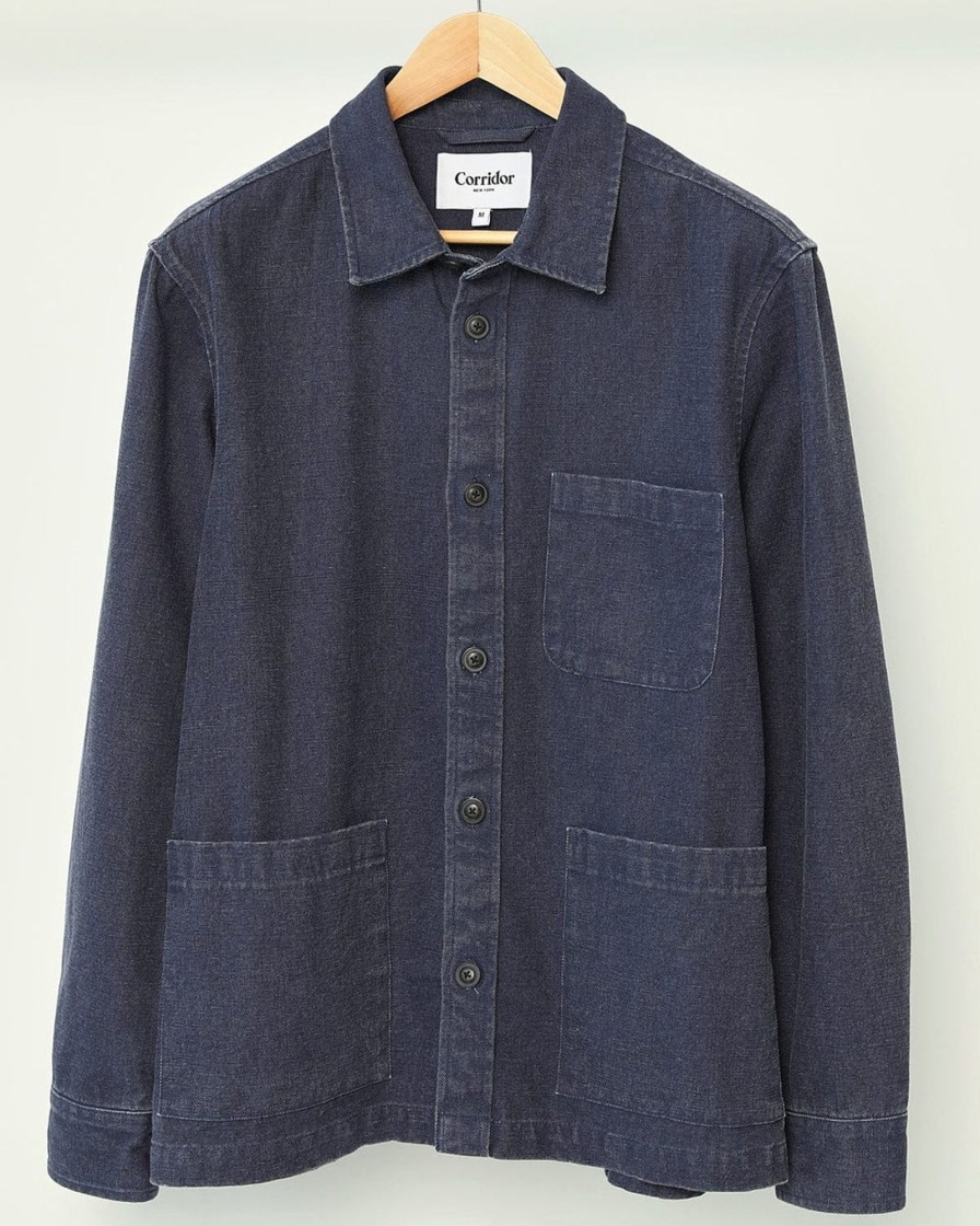 Outerwear Corridor | Duckdyeovershirt-Midnight