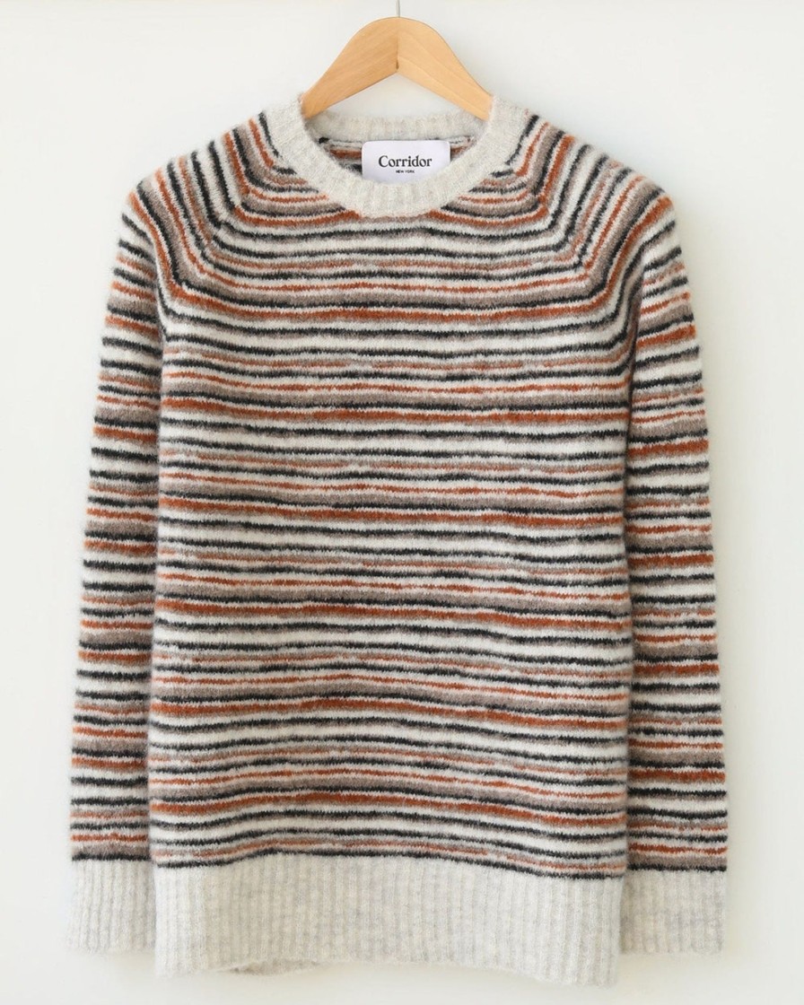 Knitwear Corridor | Stripedraglancrewneck