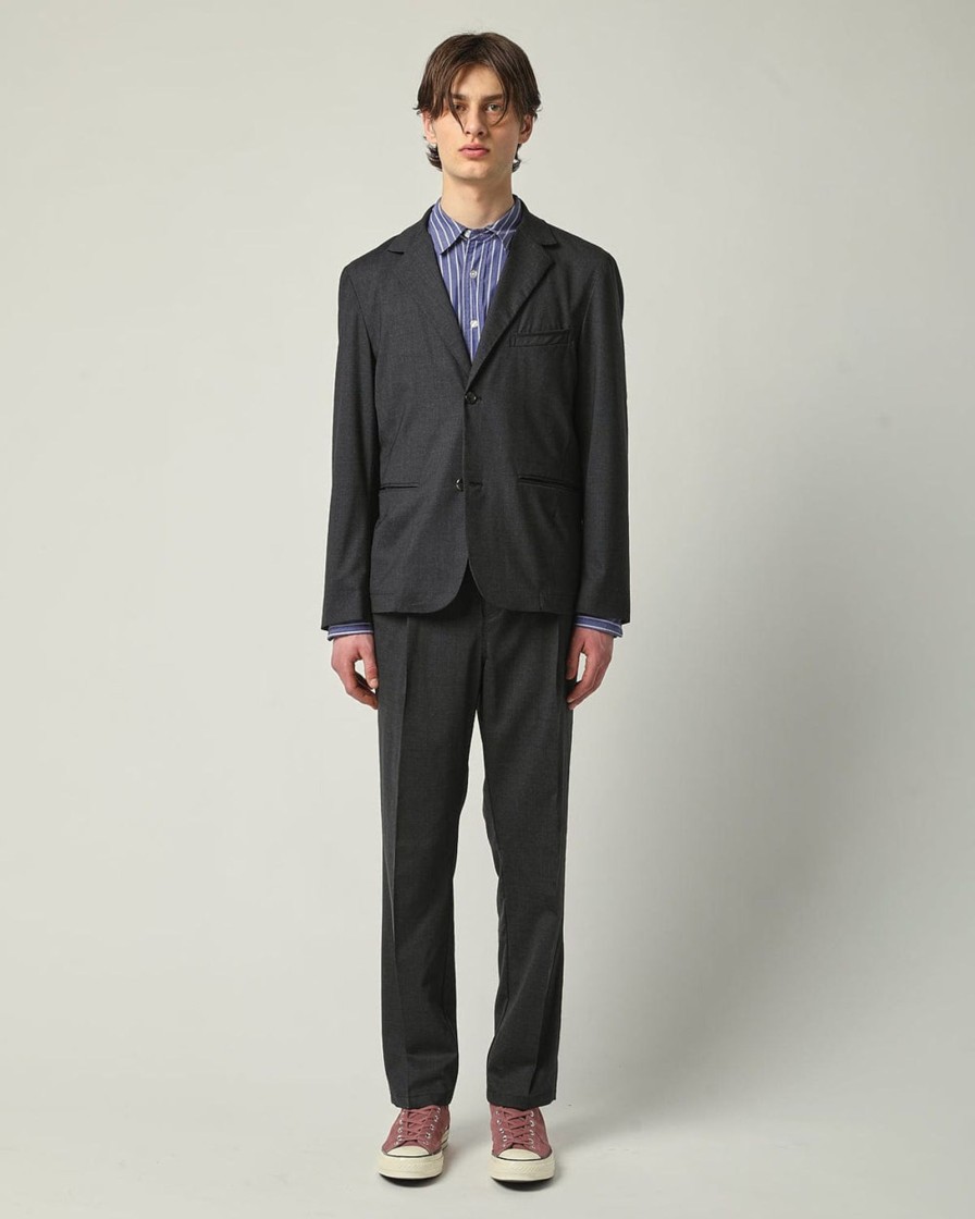 Suiting Corridor | Tropicalwooltrouser-Charcoal