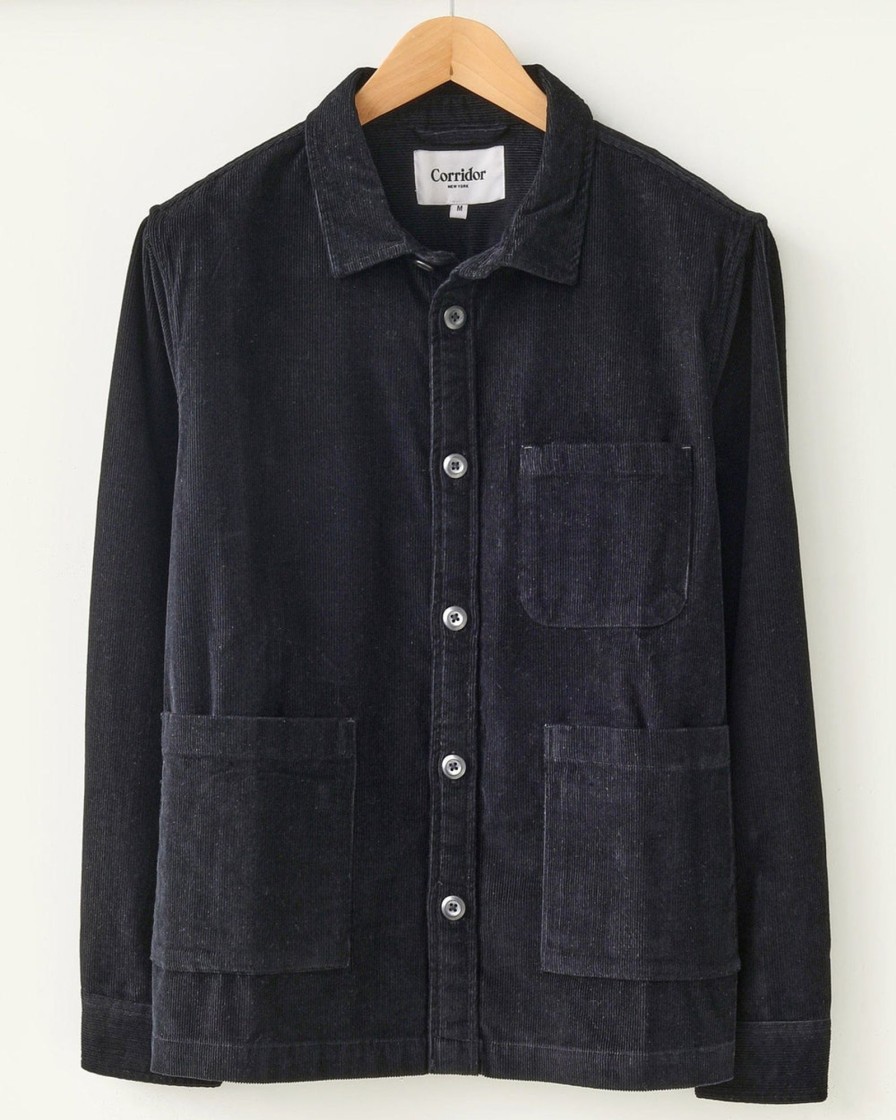 Outerwear Corridor | Corduroyovershirt-Black